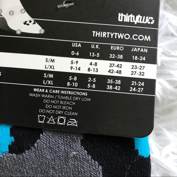 NWT THIRTYTWO HEAVY SNOWBOARD SOCKS L/XL - Picture 5 of 5